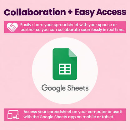 Monthly Budget Spreadsheet for Google And Excel Sheets
