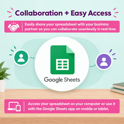 Small Business Bookkeeping Spreadsheet for Google Sheets